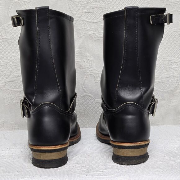 Vintage Engineer Redwing Boots #07357 PT99 Steel Toe Boots Size 11.5D Biker HD main image 8